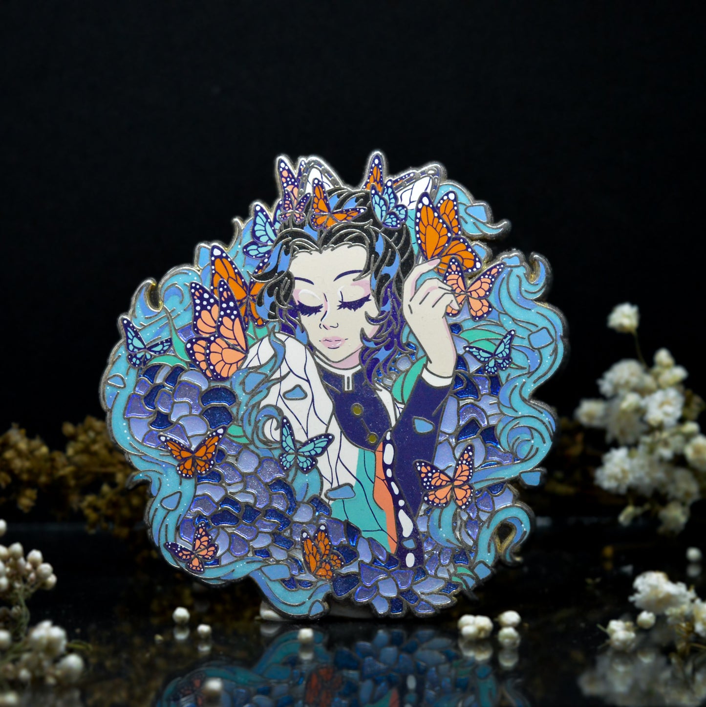 Winged Crown Shinobu Enamel Pin | Demon Slayer