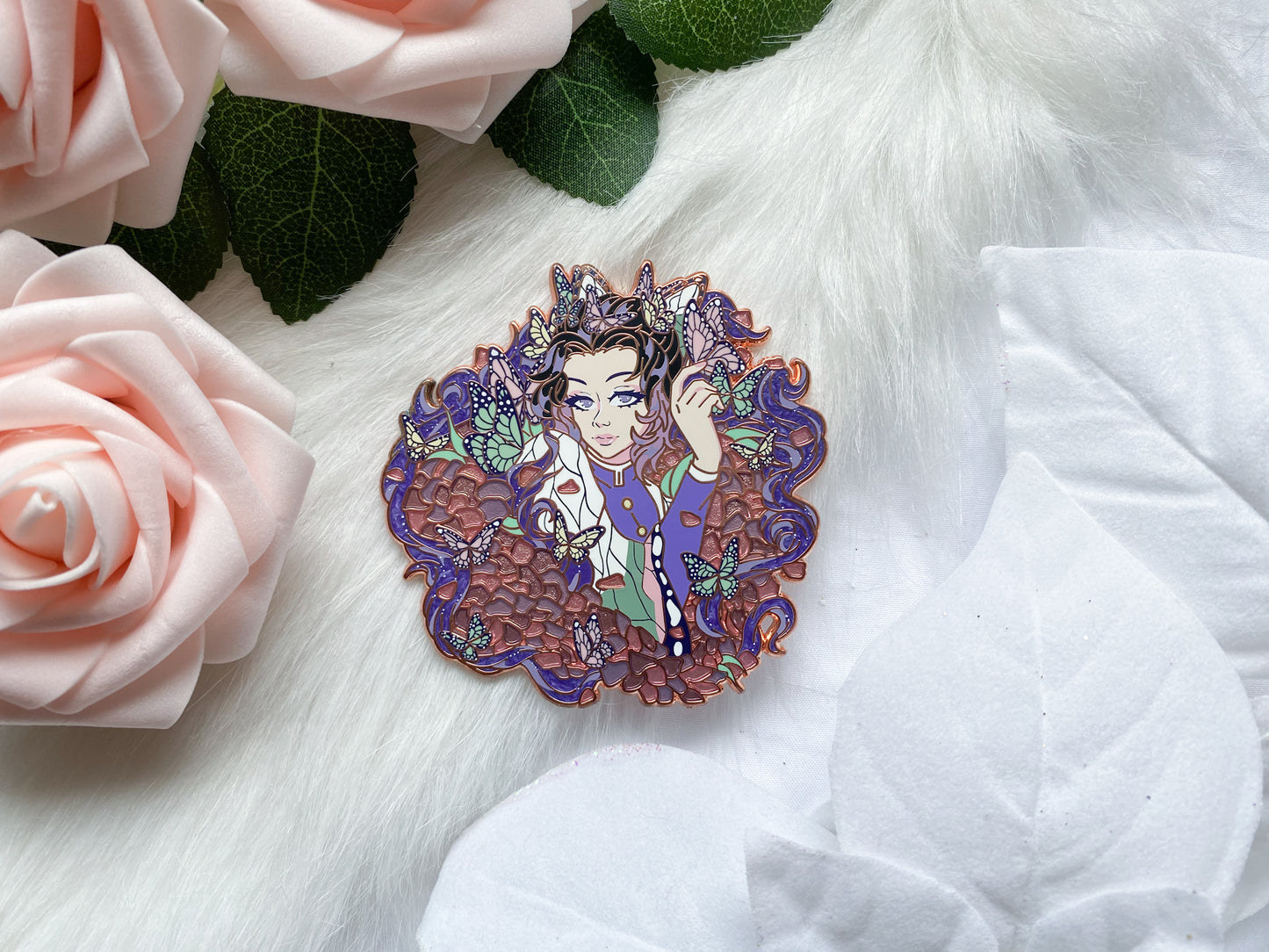 Winged Crown Shinobu Enamel Pin | Demon Slayer