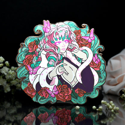 Poisonous Wings Mitsuri Enamel Pin | Demon Slayer