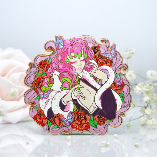 Poisonous Wings Mitsuri Enamel Pin | Demon Slayer