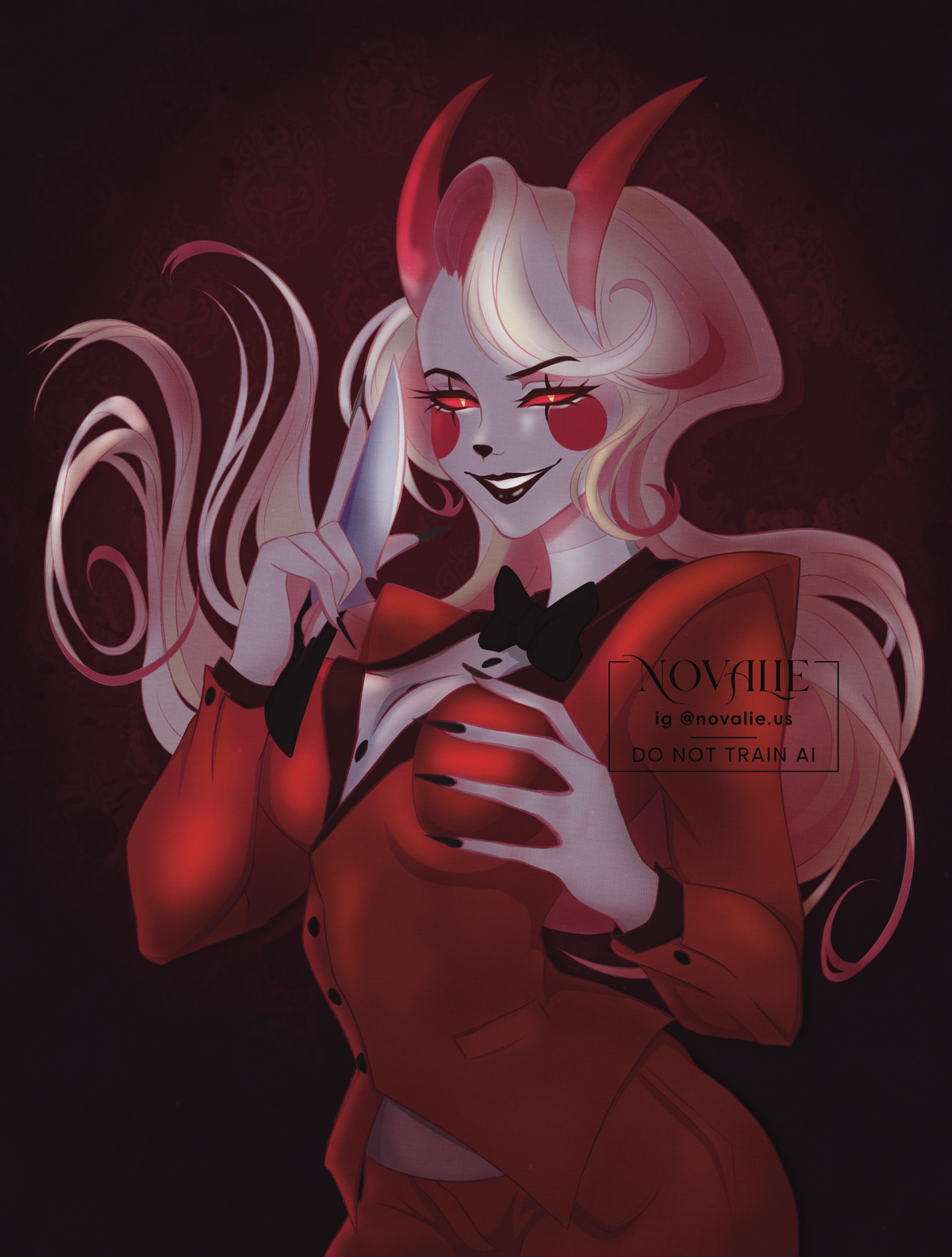 Charlie Morningstar Small Art Print | Hazbin Hotel