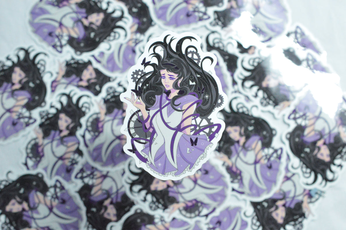 Transforming Homura Vinyl Sticker | Puella Magi: Madoka Magica
